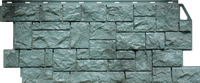 Фасадные панели (дикий камень серо-зеленый)